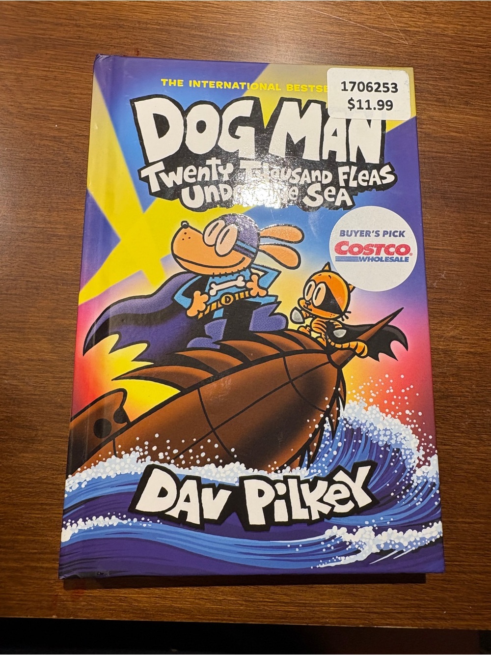 Dog Man: Twenty Thousand Fleas Under the Sea Book hardcover
